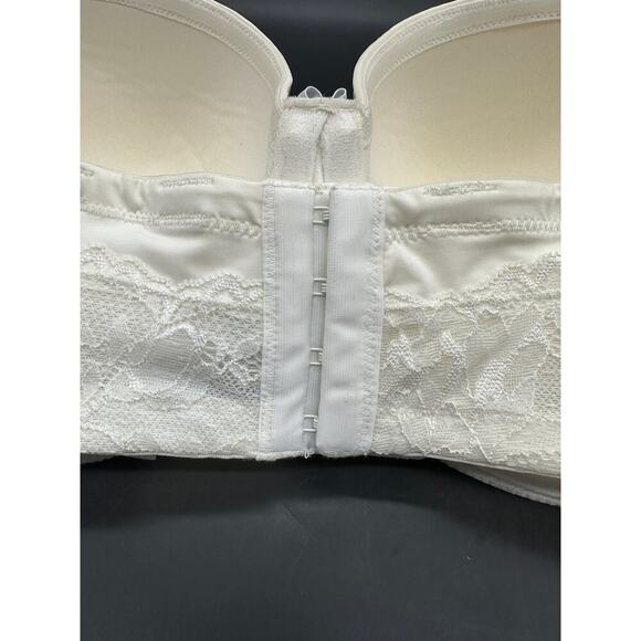 Torrid Curve Strapless Bra Lace Pushup 40D - Picture 6 of 9